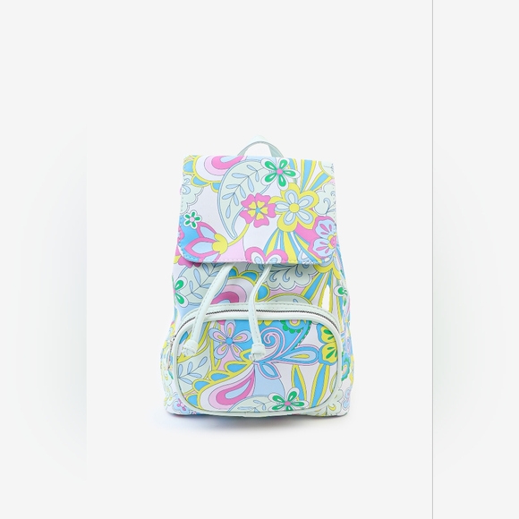 Ardene Floral Printed Drawstring Backpack - Picture 3 of 8
